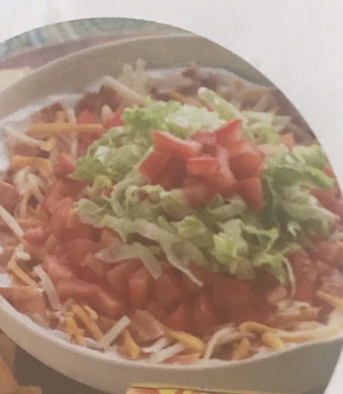 A picture of Creamy layered blt dip.