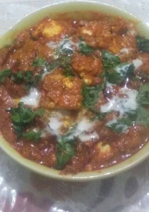 पनीर बटर मसाला (Paneer butter masala recipe in hindi) रेसिपी मुख्य फोटो