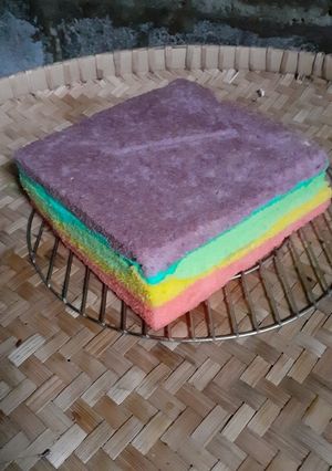 Foto resep Rainbow cake