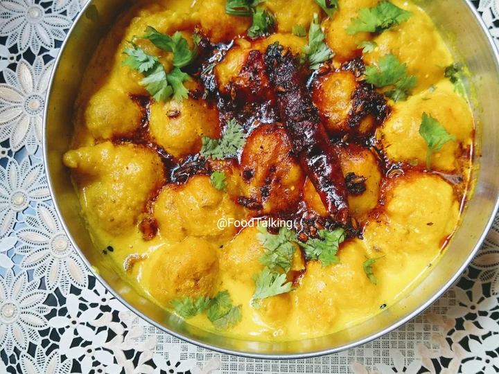Recipe Kadhi Pakodi which Delicious