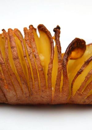Hasselback burgonya recept fotója