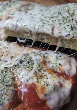 Una foto de Pizza sin gluten y bajo contenido de carbohidratos