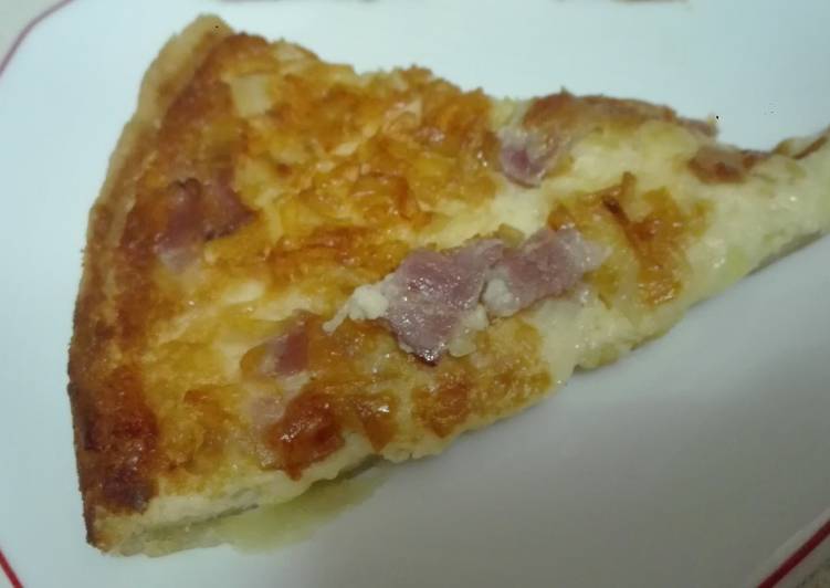 Quiche de bacon y queso (Lorraine) atrapa a un ladrón