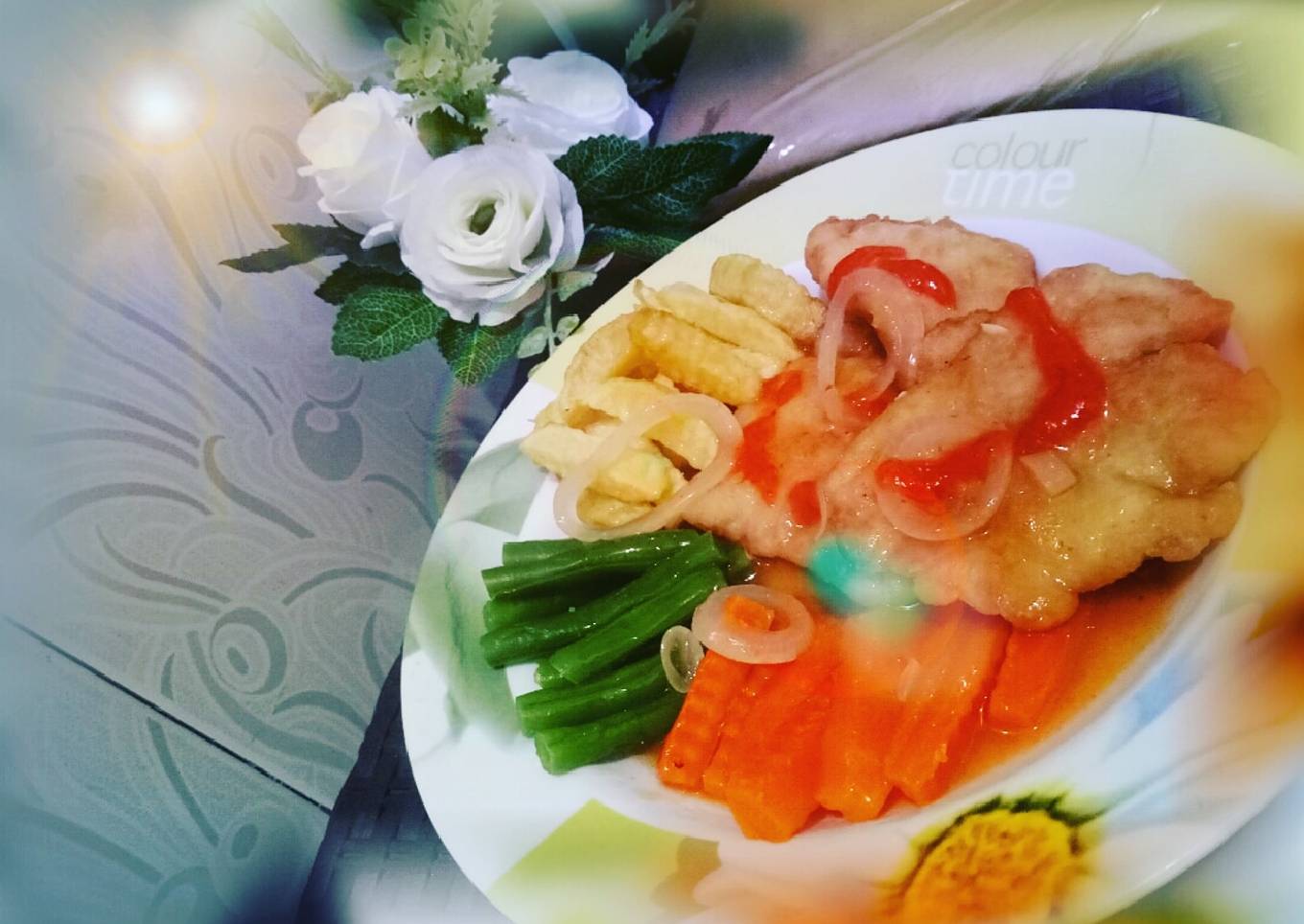 Chicken steak homemade #dirumahaja