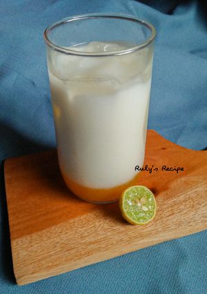 Foto resep Es Jeruk Susu Creamy