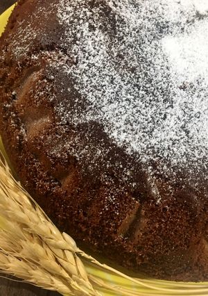 عکسی از دستور کیک شکلاتی بدون فر و بدون روغن آتنا بانو