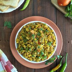 A picture of Egg Bhurji Paav.