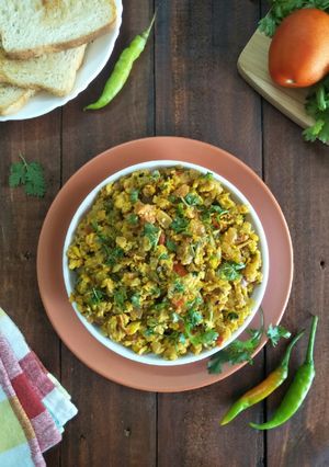 A picture of Egg Bhurji Paav.
