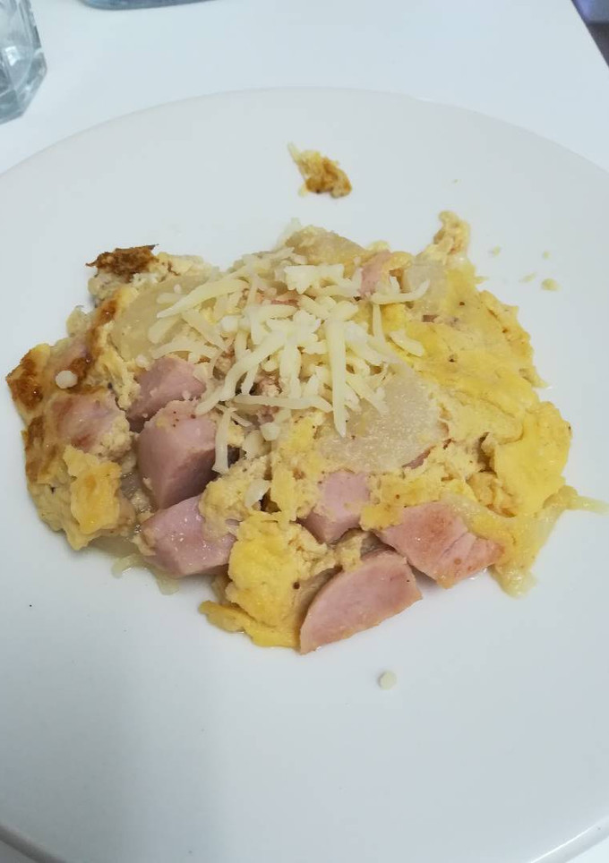 Una foto de Tortilla variada al invento