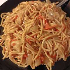 Kínai zöldséges spagetti-レシピのメイン写真