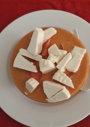 Una foto de Gazpacho con sandia