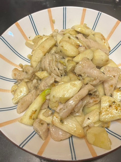 蒜香羅勒美人腿炒雞肉片 的食譜成品照片