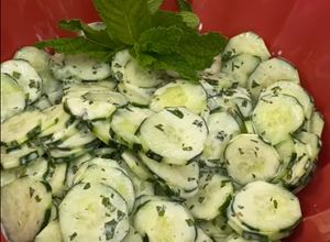 Foto de Salada de Pepino e Iogurte