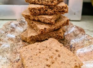 Una foto de Galletas de avena tipo honey grahams