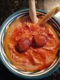 Hummus de picotas del Jerte