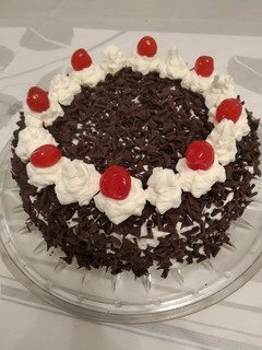 Una foto de Tarta selva negra con Thermomix