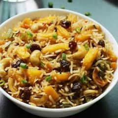 A picture of Pineapple Mint Biryani.