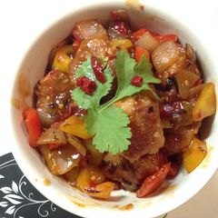 A picture of Sweet Sour chicken (Japanese style).