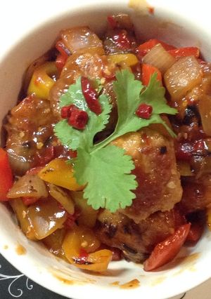 A picture of Sweet Sour chicken (Japanese style).