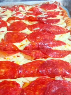 Una foto de Pizza