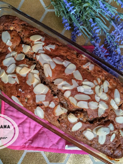 A picture of Healthy Banana Bread (no oil, no sugar).