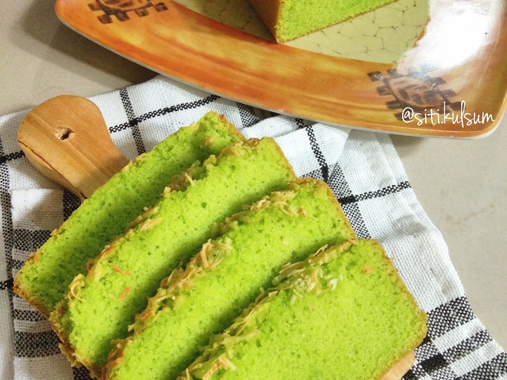 Cara Gampang Membuat Bolu pandan keju, Enak