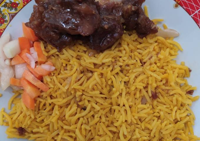 Semur daging nasi biryani