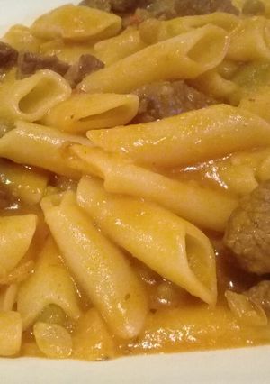 Una foto de Guiso de fideos Mostacholes