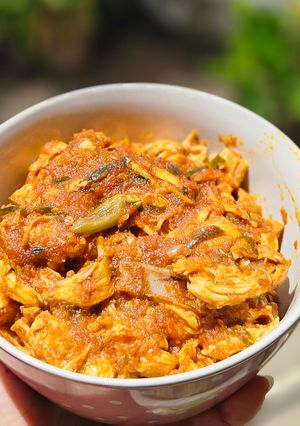 Foto resep Ayam Suwir Daun Jeruk