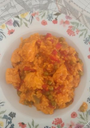 Una foto de 🥘🍗 Arroz con pollo en Moulinex Maxichef