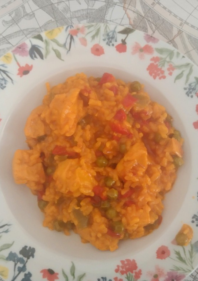 Una foto de 🥘🍗 Arroz con pollo en Moulinex Maxichef