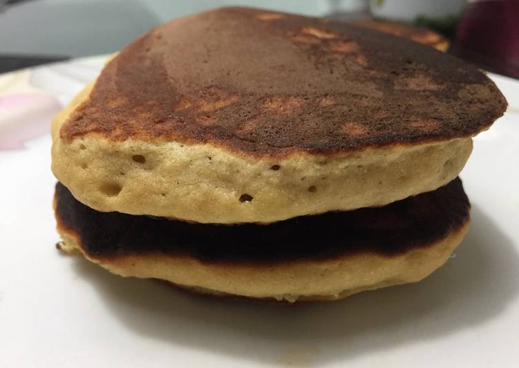 Panqueca de banana sem glúten/leite