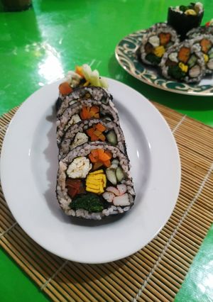Foto resep 🌸Kkott gimbab / gimbab bunga🌸 kimbab korea