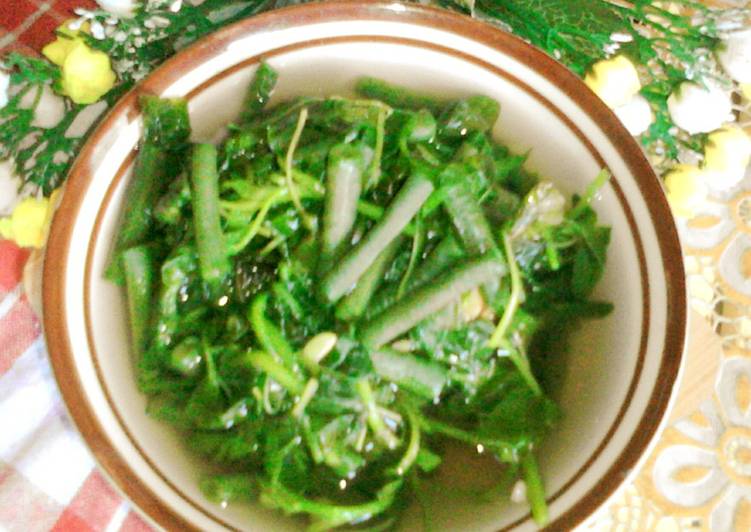 Sayur Bening Bayam Kacang Panjang