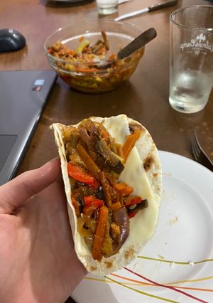 Una foto de Tacos de verduras