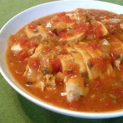 A picture of Boneless Chicken Cacciatore Crockpot.
