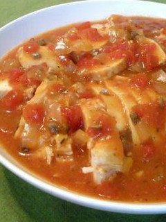 A picture of Boneless Chicken Cacciatore Crockpot.