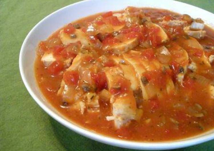 Easy Boneless Chicken Cacciatore Crockpot