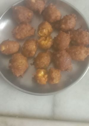 A picture of JainCorn bhajiya.