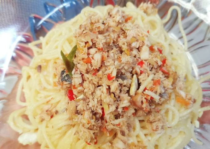 Resep Sphagety Ikan Tuna Suir Oleh Anna Fernandez Cookpad