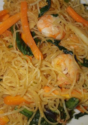 Foto resep Bihun goreng udang