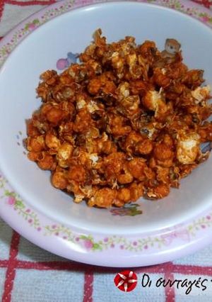 Φωτογραφία της συνταγής Popcorn με ketchup. “Σ’ αγαπώ, μπαμπά μου!!!”