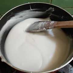 A picture of Bubur sumsum lembut cocok untuk basic snack MPASI.