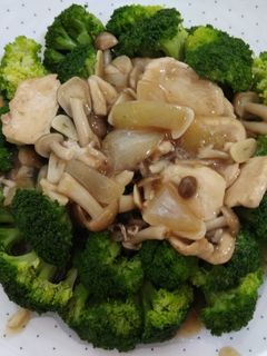Foto resep Ca Brokoli Ayam Jamur