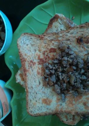 Foto resep Roti Panggang Isi Daging