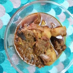 A picture of Mutton curry.