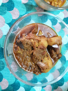 A picture of Mutton curry.