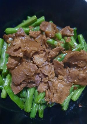 Foto resep Tumis Buncis Siram Kuah Daging