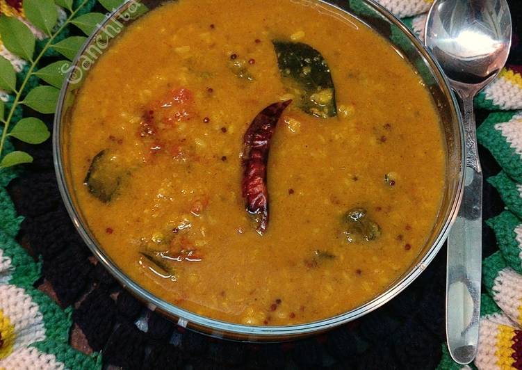 Recipe of Award-winning Andhra Style Tomato dal/Tomato Pappu