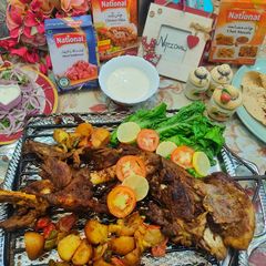 A picture of Roasted Raan.